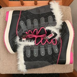 Totes Tall Snow Duck Boots size Girls 12